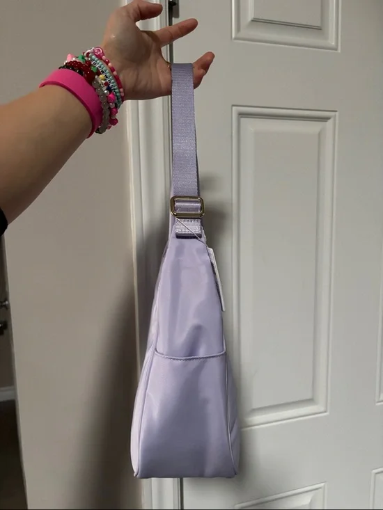 lululemon Lavender Shoulder Bag - Women's Elegant Everyday Purse - Picture 2 of 5